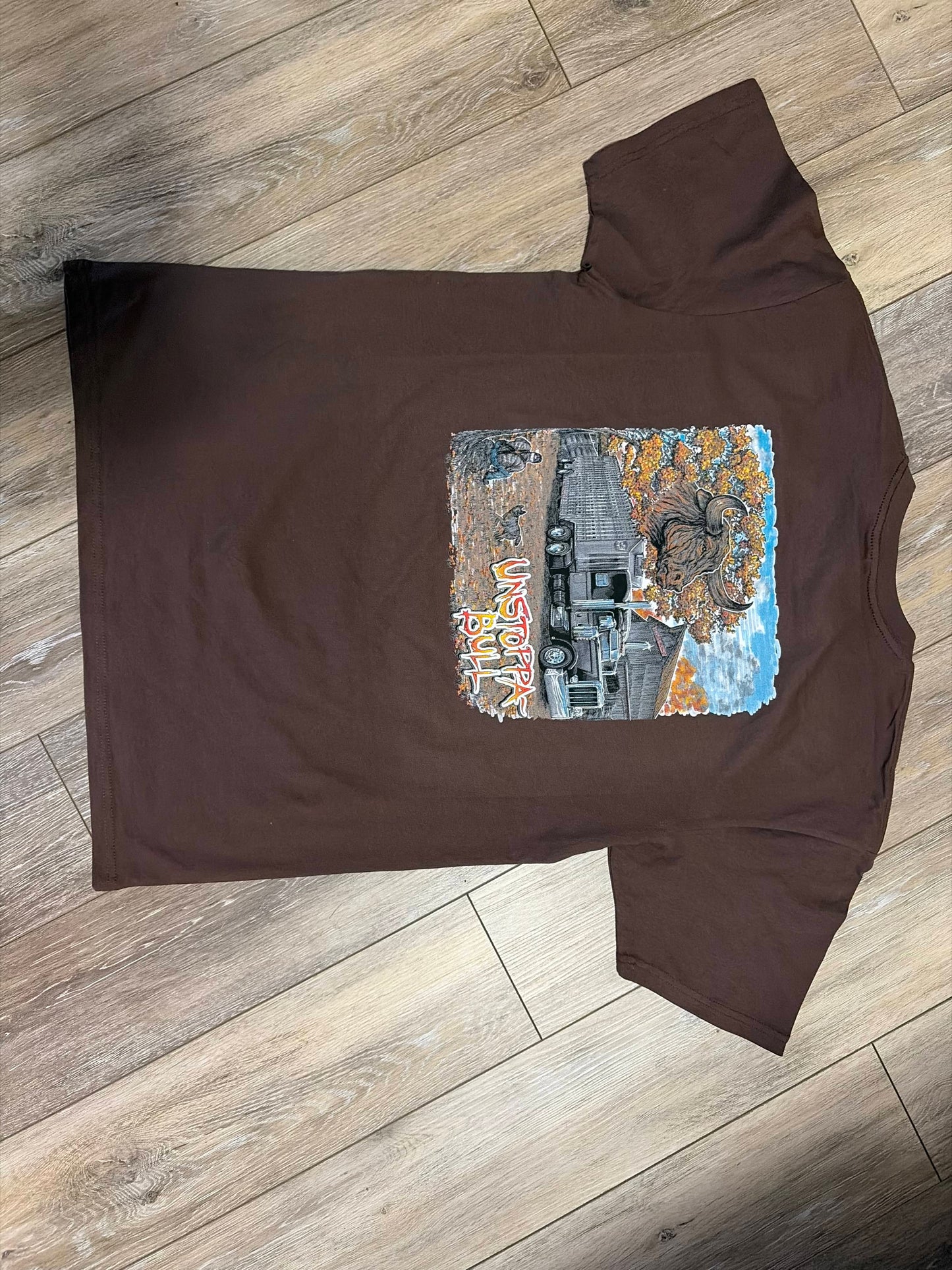 Unstoppabull™ Iron Hauler Ranch Art Tee Unisex