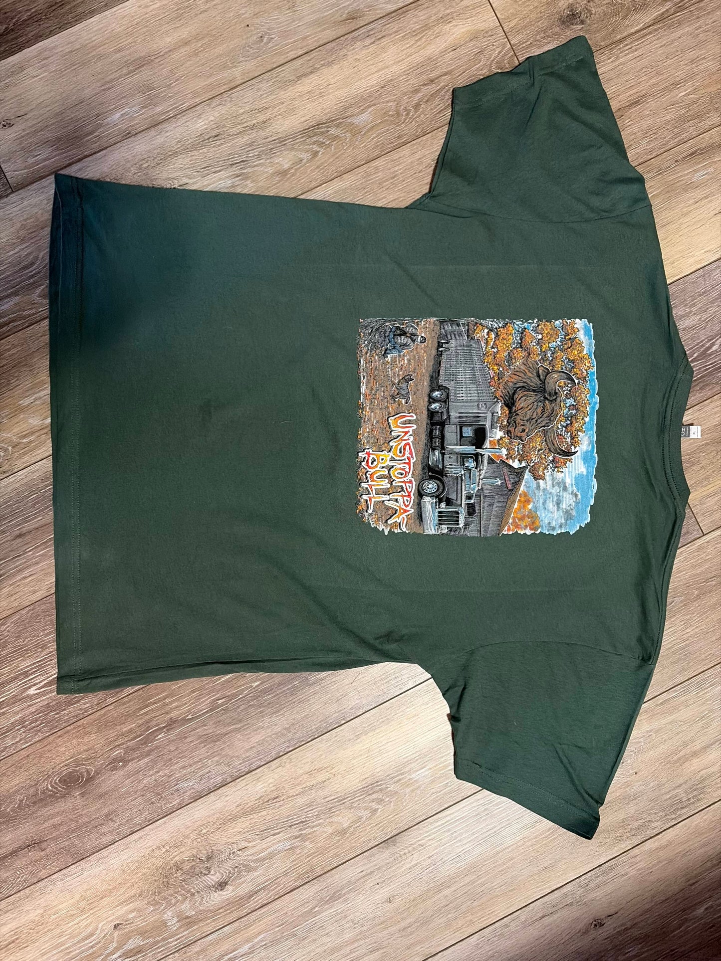 Unstoppabull™ Iron Hauler Ranch Art Tee Unisex